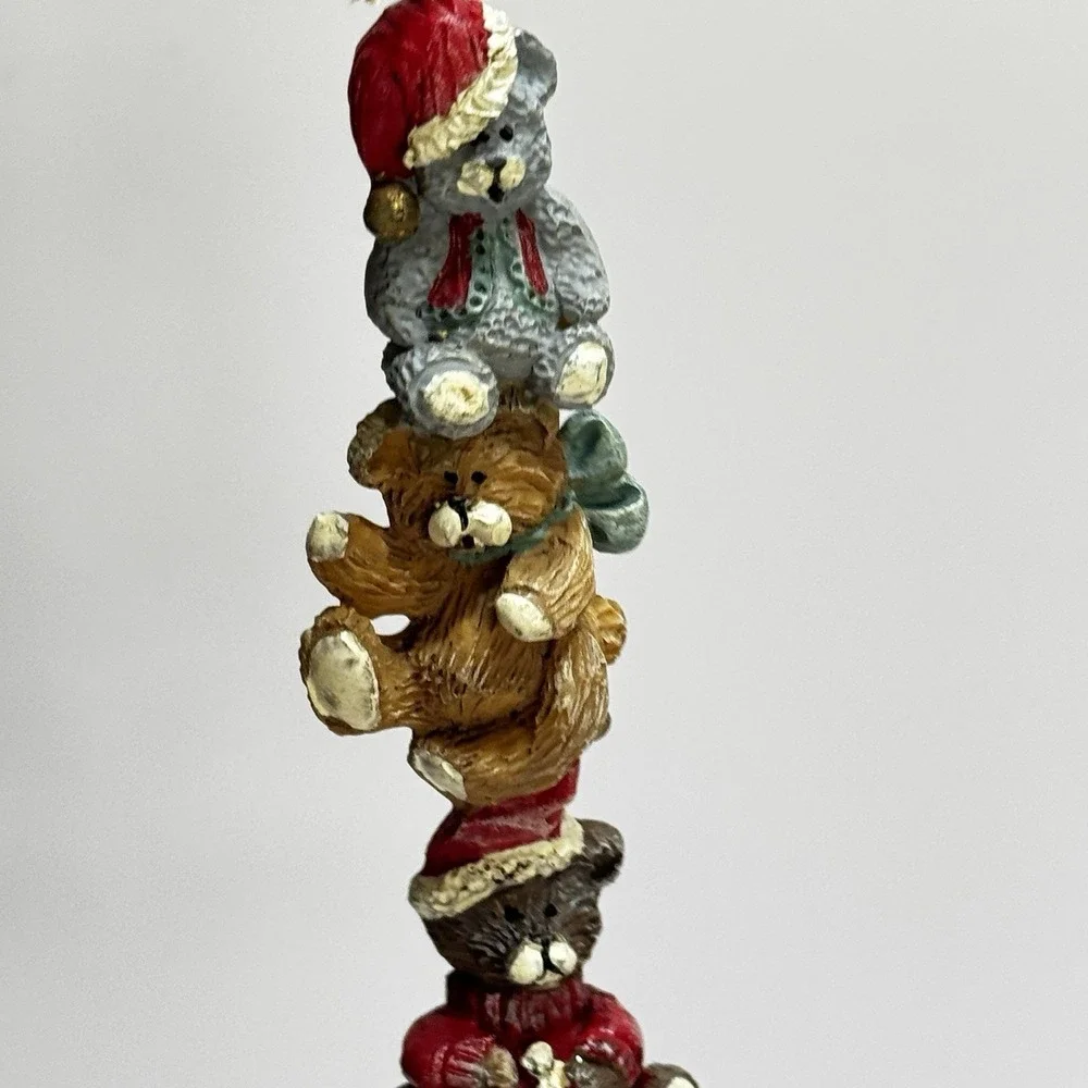 Kurt Adler Bear Collector Holiday Christmas ornament 8